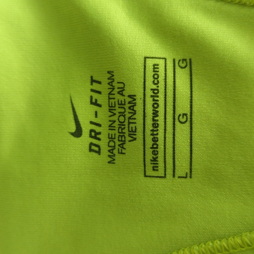 Nike Dri-Fit Neon Yellow Sports Bra - Picture 2 of 5